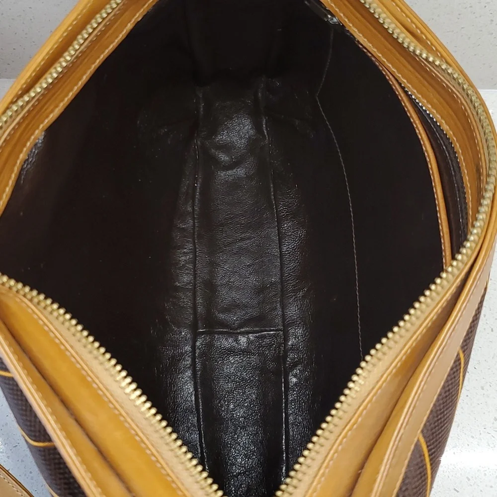 RARE GUCCI Canvas-Leather crossbody bag